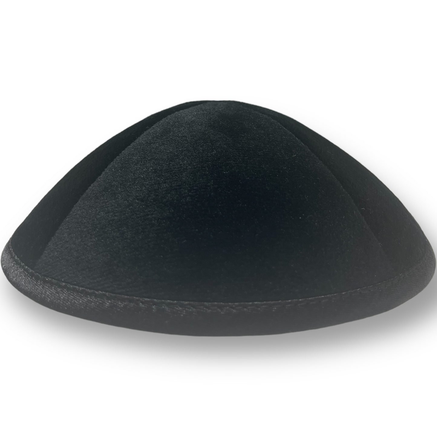 Rich velvet 19cm kippah with hair clip