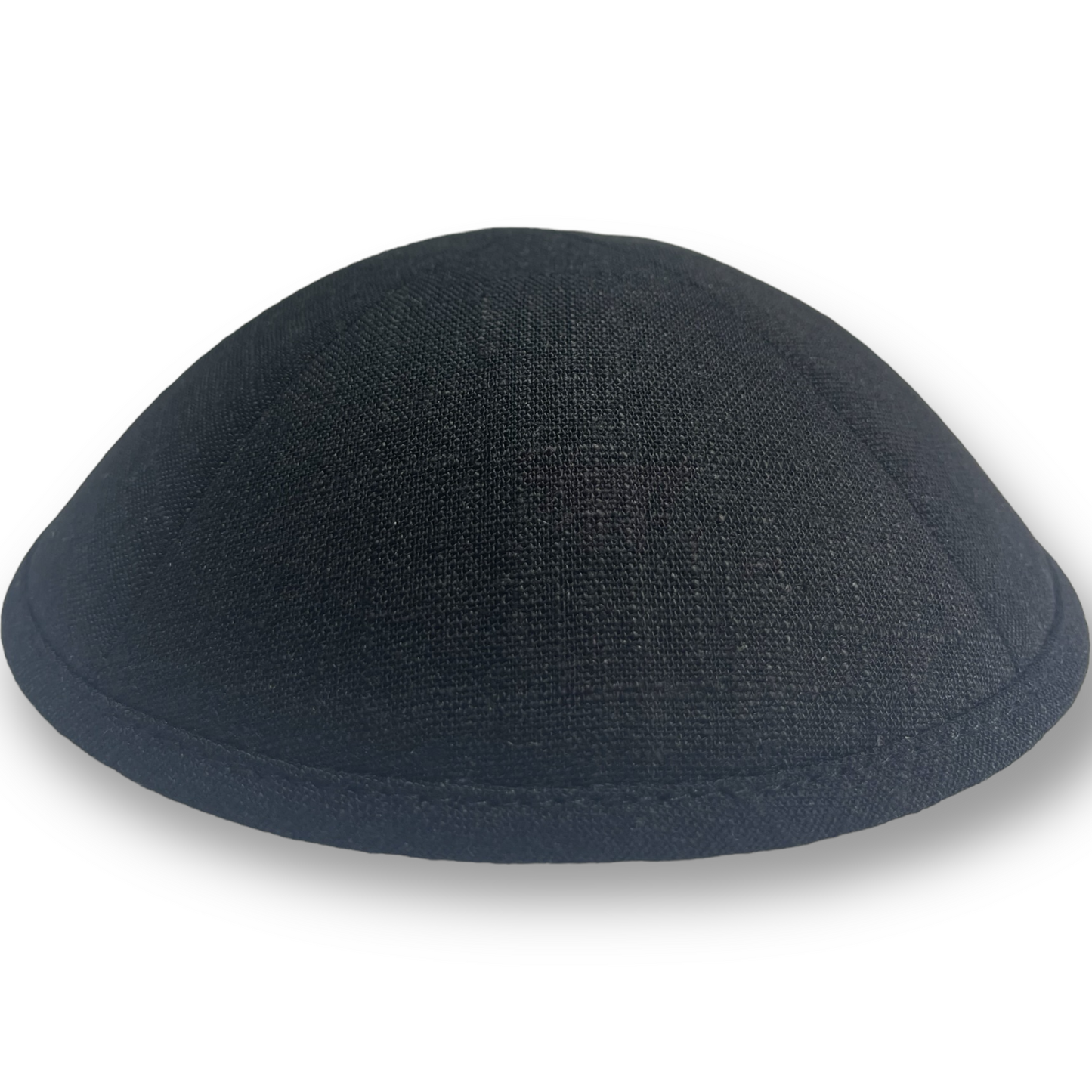 Rich Linen 19cm kippah with hair clip