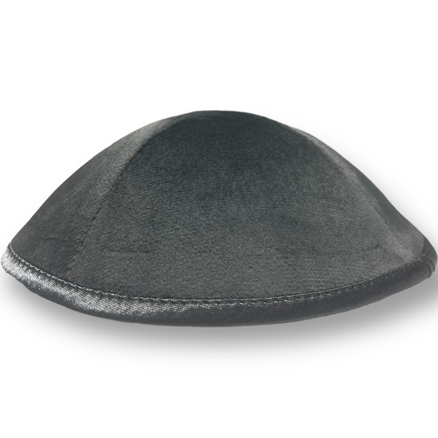 Rich velvet 19cm kippah with hair clip