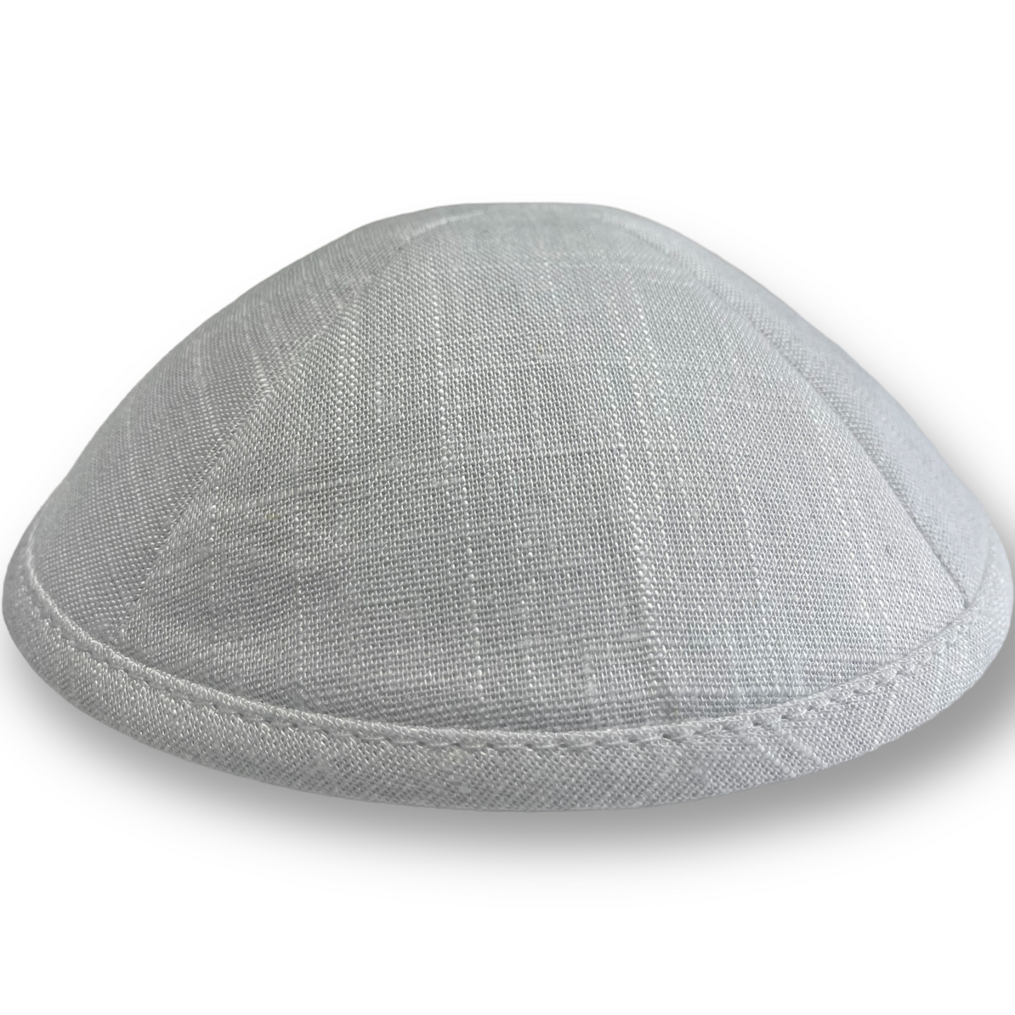 Rich Linen 19cm kippah with hair clip