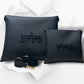 Fancy vinyl and suede talit and tefilin bags with adjustable strap