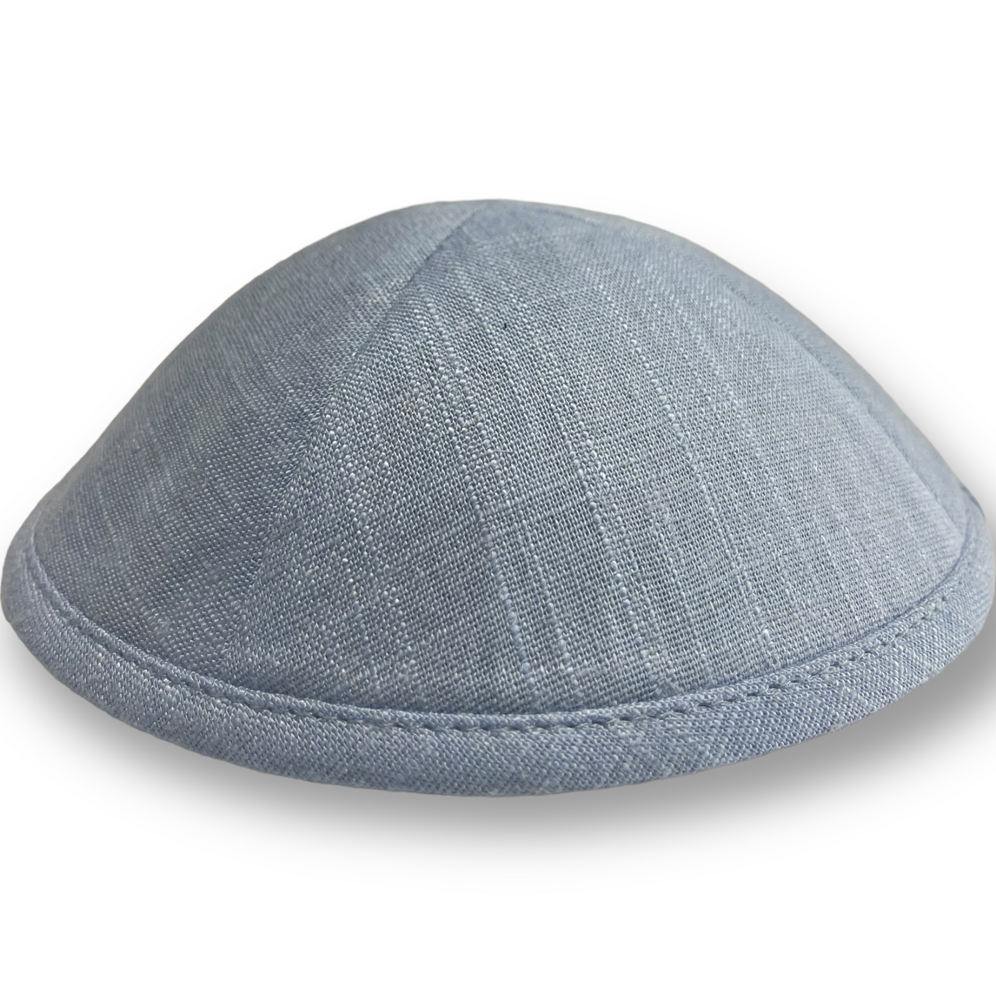 Rich Linen 19cm kippah with hair clip